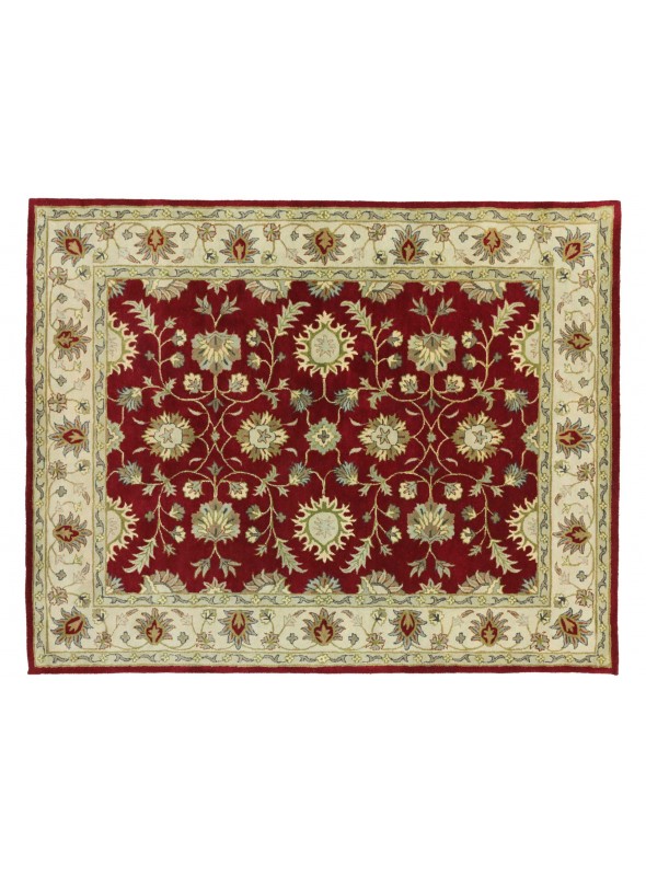 Teppich Handgetufteter Teppich Rot 240x300 cm Indien - 100 % Schurwolle