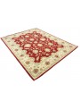 Dywan Ręcznie tuftowany dywan Czerwony 240x300 cm Indie - 100% Wełna owcza