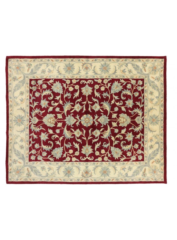 Teppich Handgetufteter Teppich Rot 240x300 cm Indien - 100 % Schurwolle