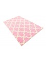 Teppich Handgetufteter Teppich Rosa 150x240 cm Indien - 100 % Schurwolle