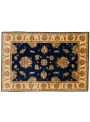 Teppich Chobi Blau 120x180 cm Afghanistan - 100% Hochlandschurwolle