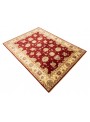 Teppich Chobi Rot 150x210 cm Afghanistan - 100% Hochlandschurwolle