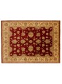 Teppich Chobi Rot 210x250 cm Afghanistan - 100% Hochlandschurwolle