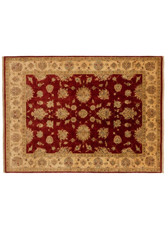 Teppich Chobi Rot 210x250 cm Afghanistan - 100% Hochlandschurwolle