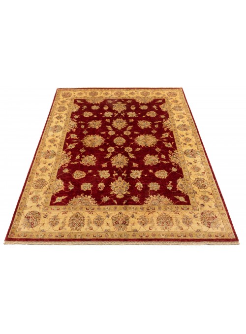 Teppich Chobi Rot 210x250 cm Afghanistan - 100% Hochlandschurwolle
