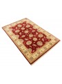 Teppich Chobi Rot 120x190 cm Afghanistan - 100% Hochlandschurwolle