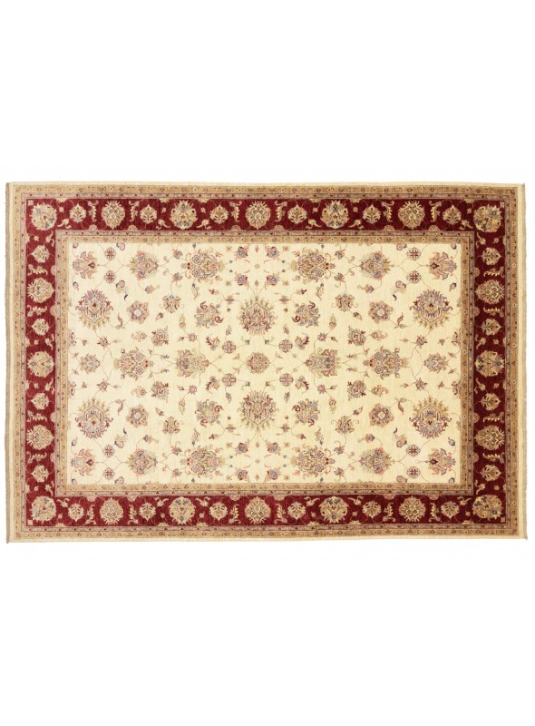 Carpet Chobi Beige 260x360 cm Afghanistan - 100% Highland wool