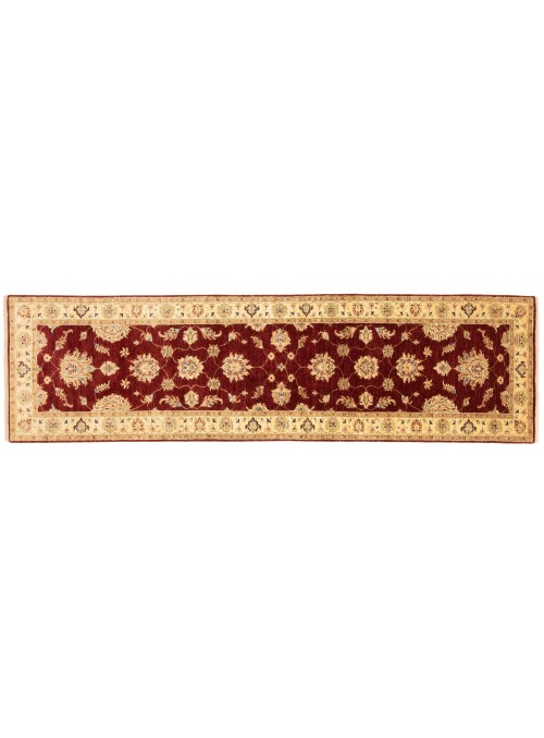 Teppich Chobi Rot 80x300 cm Afghanistan - 100% Hochlandschurwolle