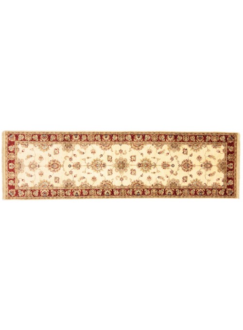 Teppich Chobi Beige 90x290 cm Afghanistan - 100% Hochlandschurwolle