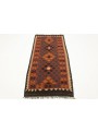 Carpet Kielim Maimana Orange 100x200 cm Afghanistan - Sheep wool