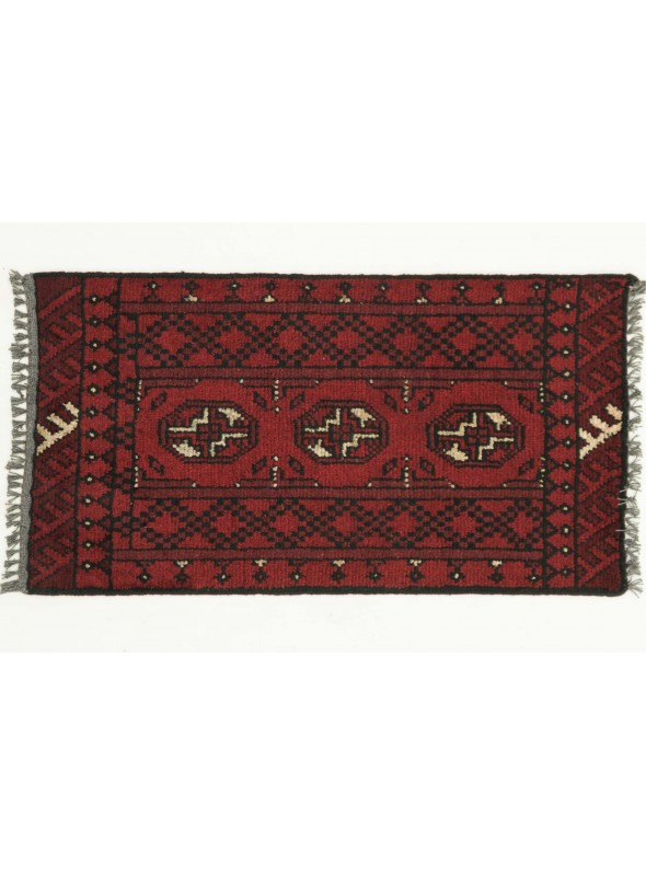 Carpet kl. Andkhoi Red 50x100 cm Afghanistan - 100% Wool