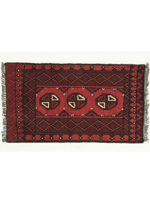 Carpet kl. Andkhoi Red 50x100 cm Afghanistan - 100% Wool