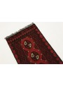 Carpet kl. Andkhoi Red 50x100 cm Afghanistan - 100% Wool