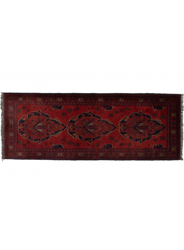 Carpet Khan Mohamadi Brown 60x150 cm Afghanistan - 100% Wool