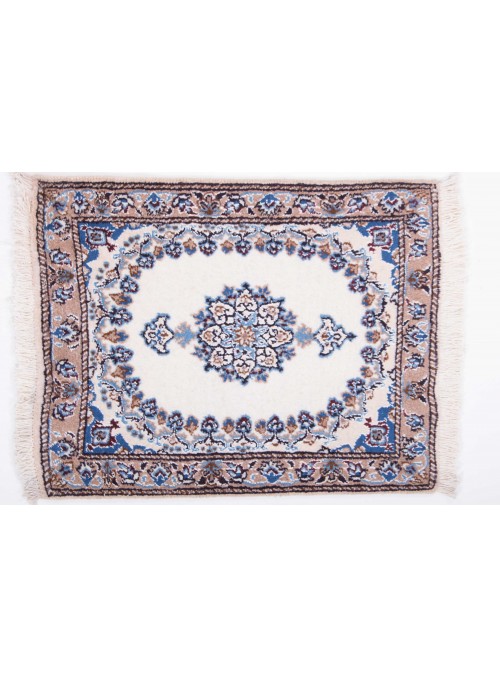Carpet Nain White 60x80 cm Iran - 100% Wool