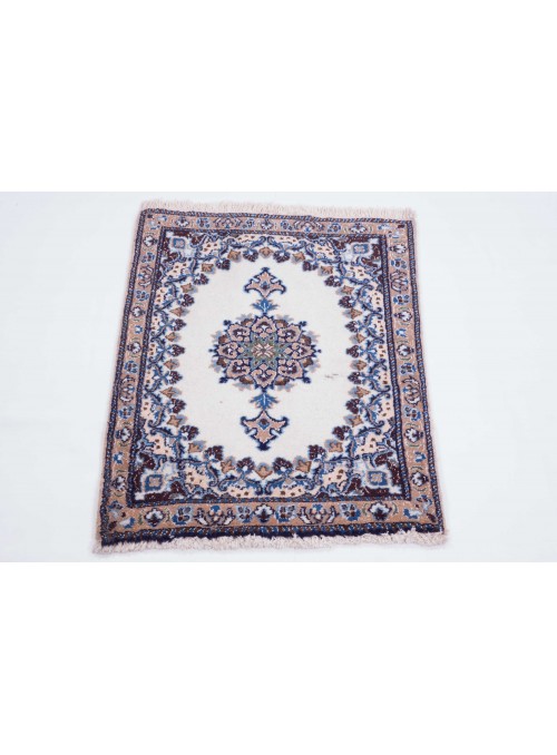 Carpet Nain White 60x80 cm Iran - 100% Wool