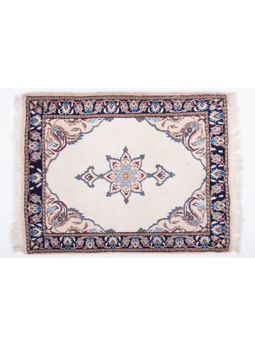 Teppich Nain Weiß 60x80 cm Iran - 100% Schurwolle