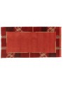 Teppich Nepal Rot 80x140 cm Indien - 100% Schurwolle