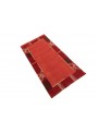 Teppich Nepal Rot 80x140 cm Indien - 100% Schurwolle