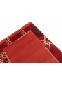 Carpet Nepal Red 80x140 cm India - 100% Wool