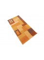 Teppich Nepal Orange 70x140 cm Indien - 100% Schurwolle