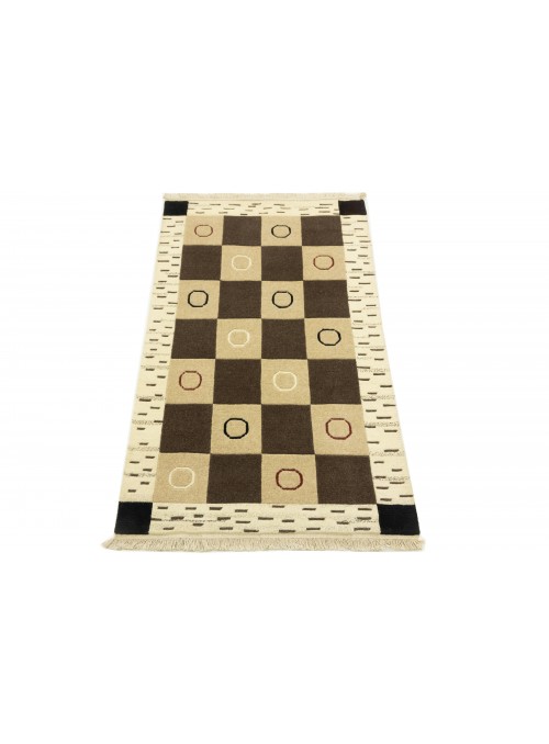 Carpet Nepal Beige 90x150 cm India - 100% Wool