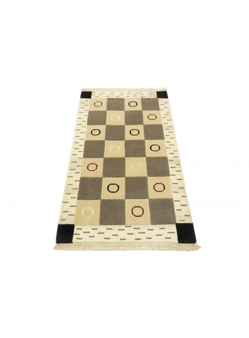 Carpet Nepal Beige 90x150 cm India - 100% Wool