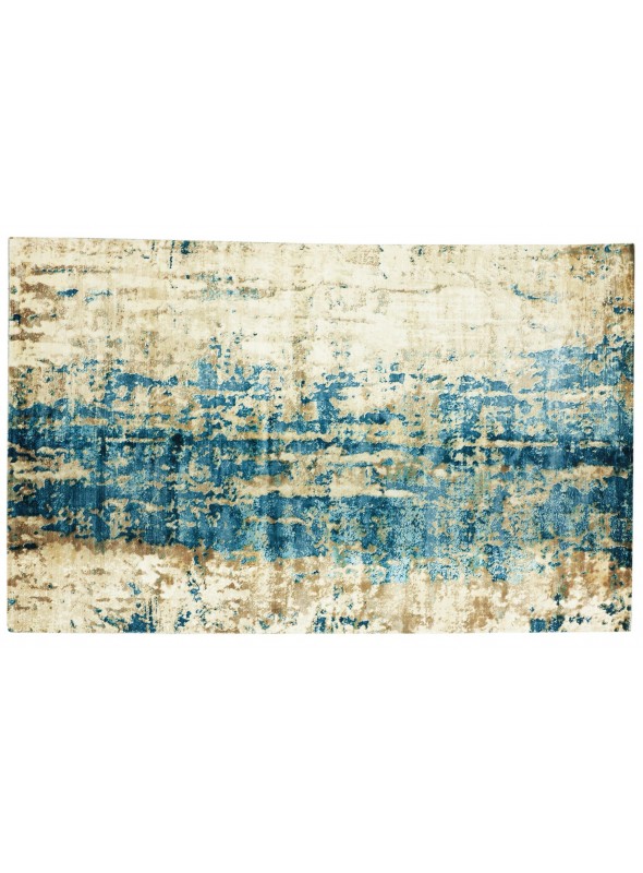 Dywan Nadrukowany Handloom Niebieski 160x230 cm Indie - 100% Wiskoza