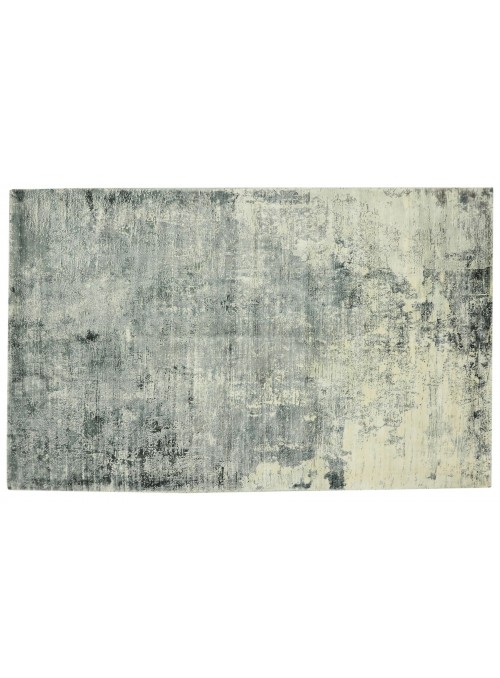 Carpet Handloom Print Grey 160x200 cm India - 100% Viscose