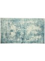 Carpet Handloom Print Blue 150x230 cm India - 100% Viscose