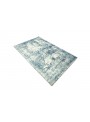 Teppich Handloom Print Blau 150x230 cm Indien - 100% Viskose