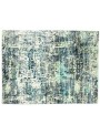 Carpet Handloom Print Blue 160x220 cm India - 100% Viscose