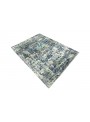 Carpet Handloom Print Blue 160x220 cm India - 100% Viscose