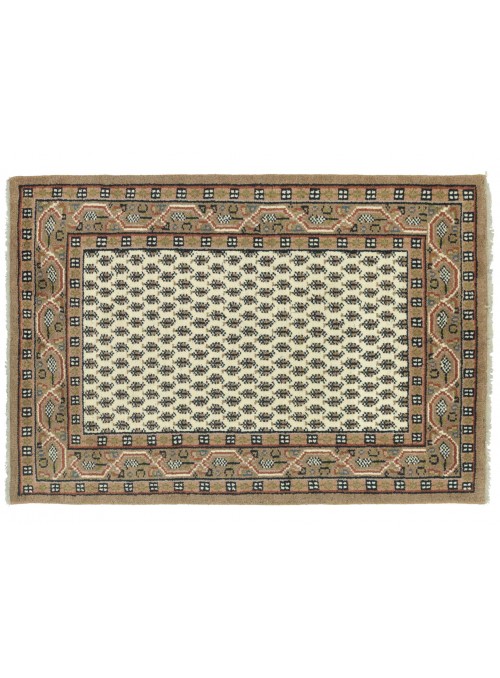 Teppich Mir Beige 120x180 cm Indien - 100% Schurwolle