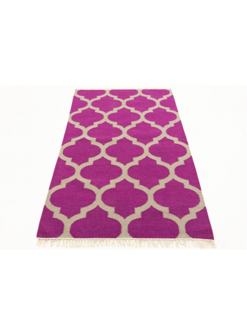 Carpet Durable Lila 120x180 cm India - Wool, Cotton
