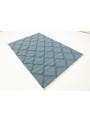 Teppich Durrie Blau 170x240 cm Indien - Wolle, Baumwolle