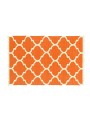 Teppich Durrie Orange 170x240 cm Indien - Wolle, Baumwolle