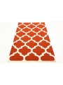 Teppich Durrie Rot 120x180 cm Indien - Wolle, Baumwolle