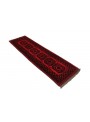 Teppich Aktcha Rot 90x290 cm Afghanistan - 100% Schurwolle