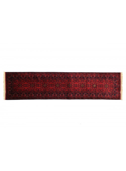 Carpet Belgique Red 80x290 cm Afghanistan - 100% Wool