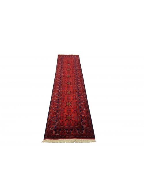 Carpet Belgique Red 80x290 cm Afghanistan - 100% Wool