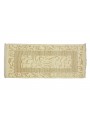 Teppich Asman Weiss 80x150 cm Indien - 95% Schurwolle 5% Acryl