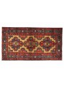 Teppich Hamadan Rot 130x210 cm Iran - 100% Schurwolle